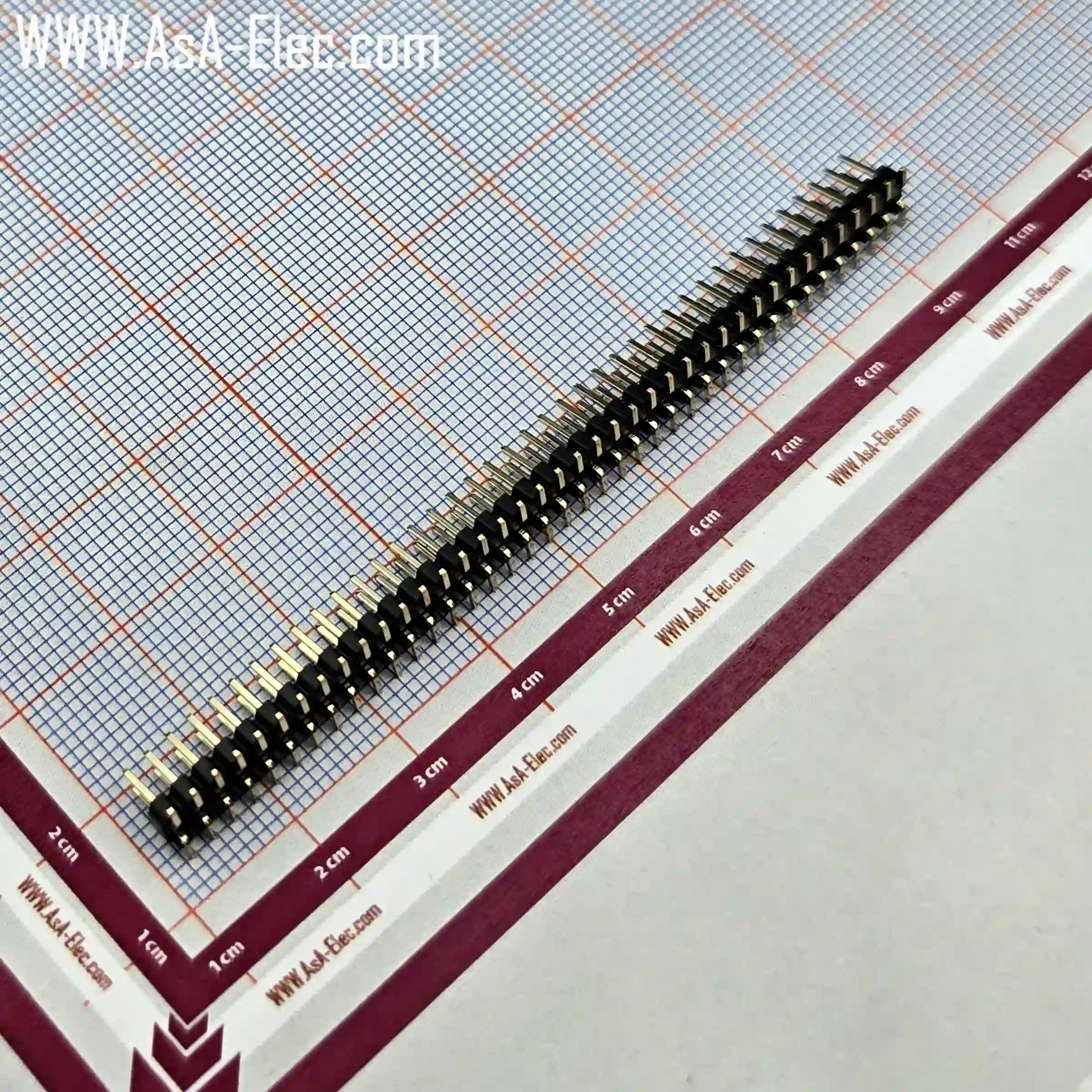 پین هدر 40*2 نری اتصال سطحی 2.00 میلیمتر SMD